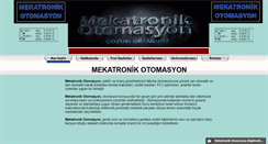 Desktop Screenshot of mekatronikotomasyon.com