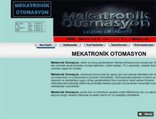 Tablet Screenshot of mekatronikotomasyon.com